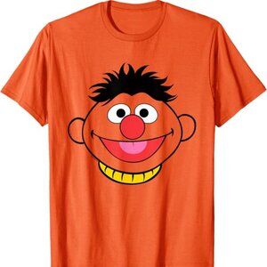 Sesame Street Ernie Full Face Halloween Costume T-Shirt - Size Large